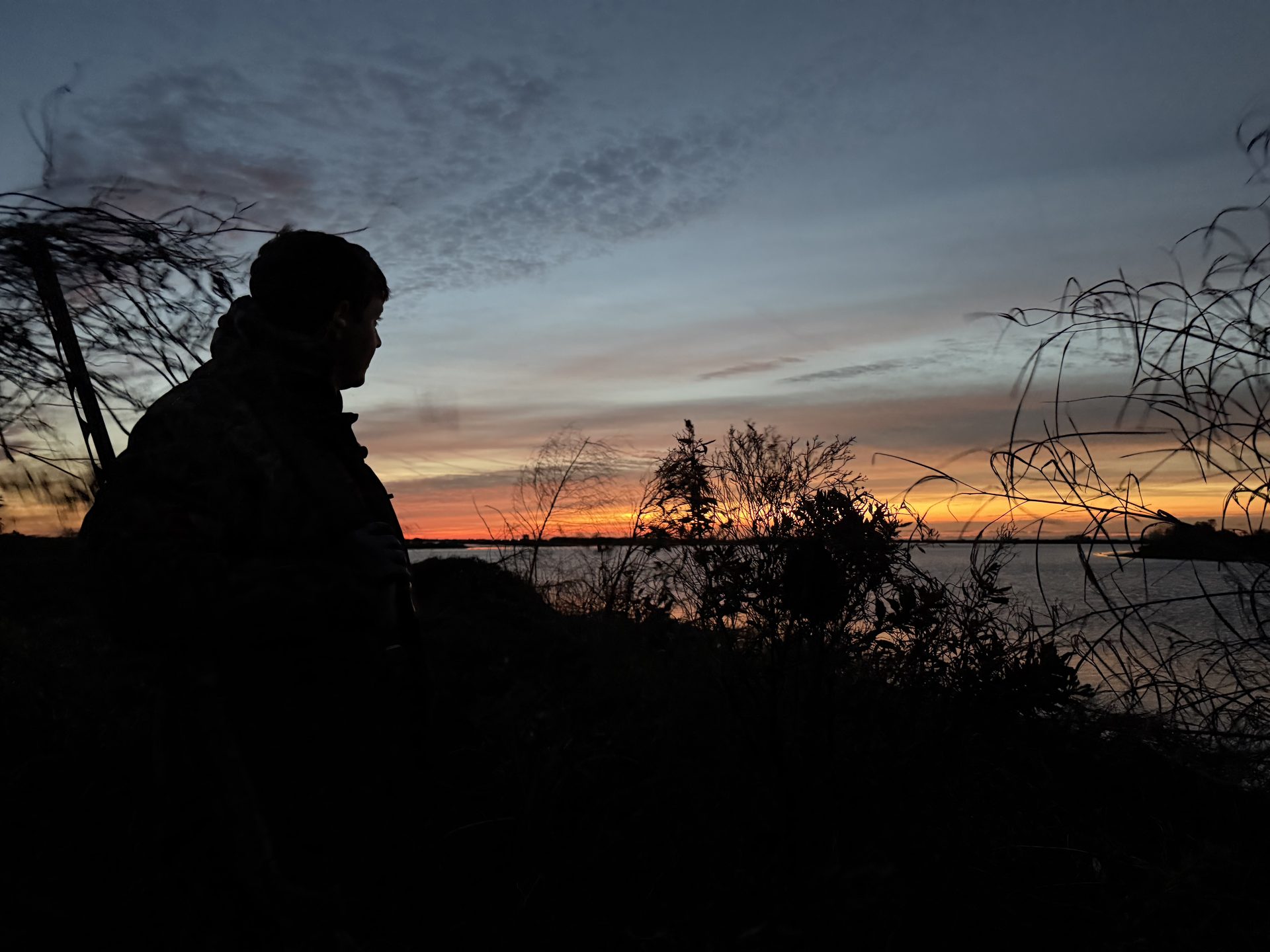 Sunrise over the southern Louisiana marsh